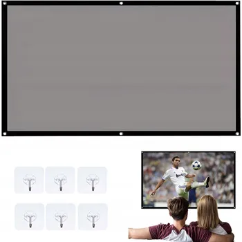 Projekční technika PŘENOSNÉ PROJEKČNÍ PLÁTNO 84 PALCŮ 16:9 4K HD PREMIUM SKLÁDACÍ 186x105cm