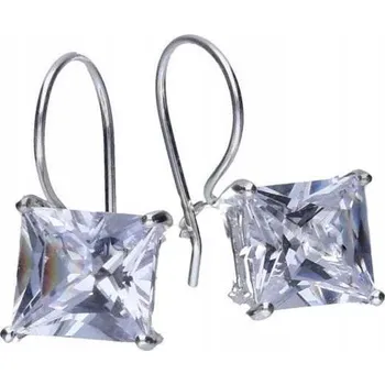 Náušnice Stříbrné náušnice 925 s bílými zirkony 3,20g