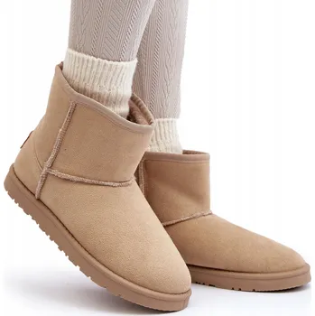 Dámská zimní obuv Dámské sněhule CROSS JEANS MM2R4023C béžové, velikost 40