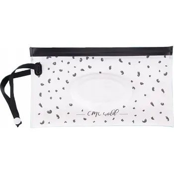 Vrták Pouzdro na vlhčené ubrousky MilaBaby #C308Z bílo-černé