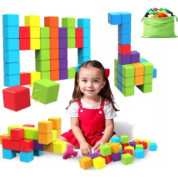 ostatní stavebnice MAGNETICKÉ STAVEBNICE 3D KOSTKY Vzdělávací sada pro děti