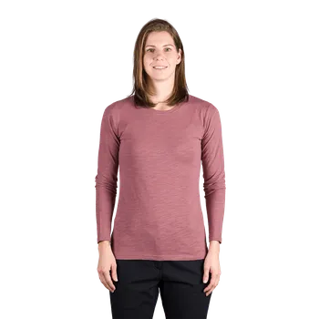 Dámské tričko Northfinder Dámské tričko z organické slub bavlny CARLEIGH, růžová, M