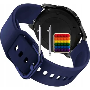 Pouzdro na mobilní telefon Řemínek Řemínek pro Zeblaze Ares 3 Pro, Silikonový Tmavě Modrý Smyčka, nastavitelný