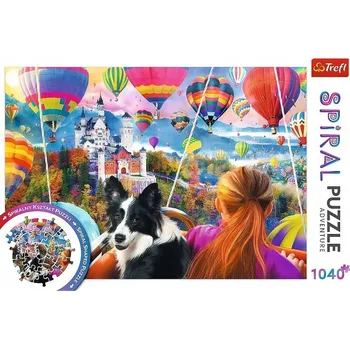 Puzzle Spirálové Puzzle Festival balónů