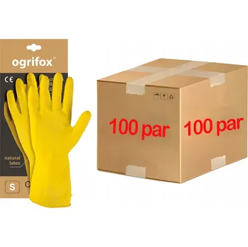 Pracovní oblečení Rukavice Ogrifox Pracovní Rukavice Flokované Floki Vel. 7–S 100 Párů velikost 7 - S 100 párů