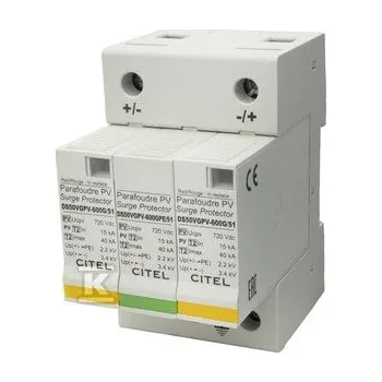 Bezpečnostní kamera OMEZOVAČ PŘEPĚTÍ T2 30/60KA 2P+G DS50VGPV-600G