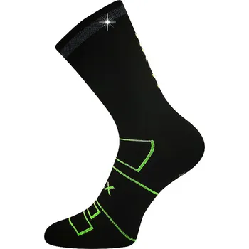 Dámské ponožky VoXX® Reflexon Unisex sportovní ponožky BM000005696200123367 černá-neon zelená 35-38 (23-25)