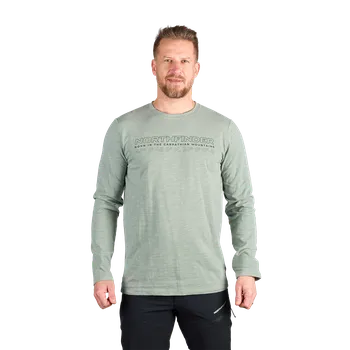 Northfinder Pánské tričko z organické slub bavlny DENES, zelená,