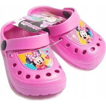 Dámská obuv Minnie Mouse PANTOFLE CROCS BASEONOVÉ Boty R32/33