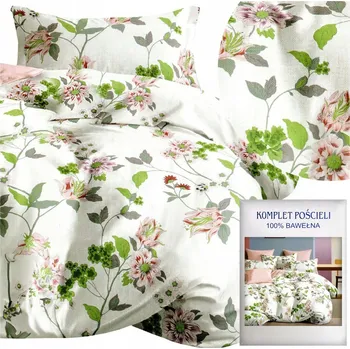 Povlečení Povlečení 160x200 3dílné Bavlněný satén Aida Sada 2x Povlak na polštář