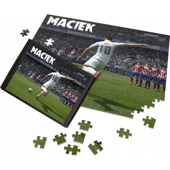 Puzzle Puzzle s motivem FOTBAL s VLASTNÍM JMÉNEM A4 110 dílků