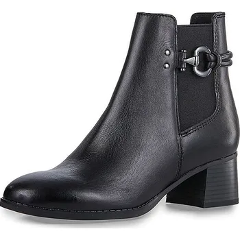 Dámská zimní obuv MARCO TOZZI dámská kožená kotníková obuv 2-25303-43 001 černá 38