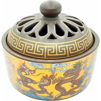 Aroma lampa Kadidelnice keramická s draky cca 10 cm