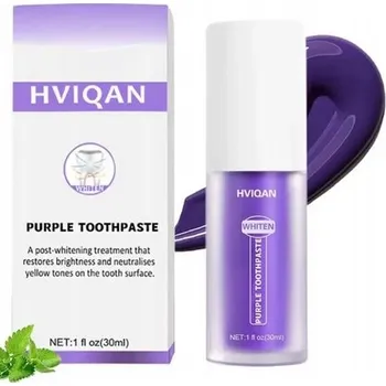 zubní pasta Fialová zubní pasta pro efektivní bělení a svěží dech
