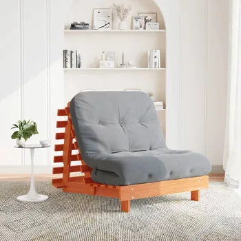 Pohovka Lehátko dřevěné hnědé VidaXL