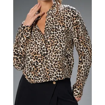 Pánská móda Sinsay - Košile s leopardím vzorem - vícebarevná - 381HH-MLC - 381HH-MLC-XL