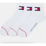 Bílé Ponožky Tommy Hilfiger - 3 páry v balení - Velikost UNI, Barva Bílá 56446 THM203QT01I