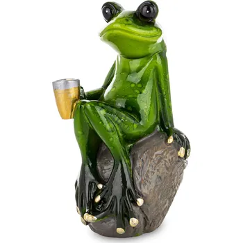 Keramická žabka s pivem