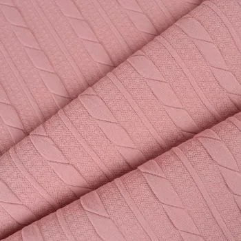 Pletenina / žakár copy Slim starorůžová