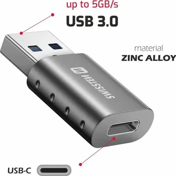Datový kabel Kabel Swissten USB - USB-C 0 m