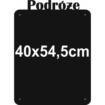 Kancelářský nábytek Magnetická tabule na magnety CESTOVÁNÍ - 40x54,5 cm