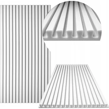 akustická pěna Akustické panely lamely s BASF pěnou 120x40x3 cm |