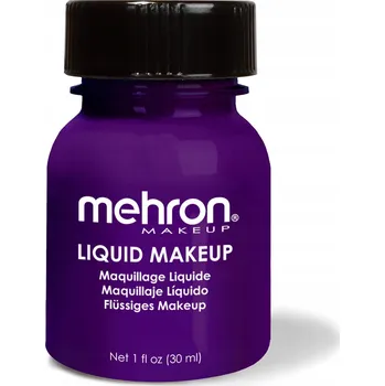 Make-up Mehron Tekutý make-up na tělo a obličej - Fialová - 30 ml (1 oz.) - Baleno na kartě