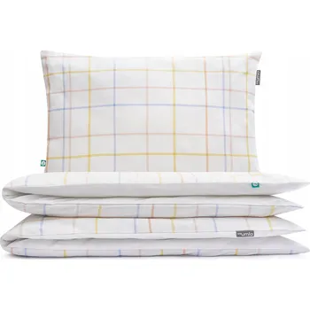 Povlečení Sada Povlečení Simple Pastelová mřížka - 160 x 200 cm + 2 x 60 x 50 cm - MUMLA