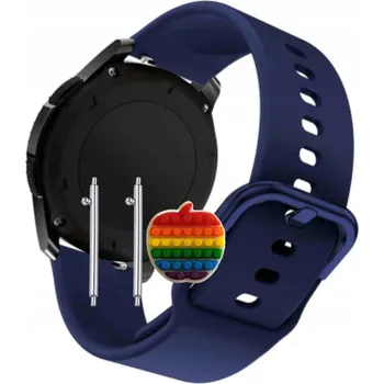 Pouzdro na mobilní telefon Pásek Řemínek pro Esterio KM33, Silikon, tmavě modrá smyčka, nastavitelný