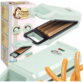 Vaflovač Bestron CHURROS MAKER přístroj na výrobu churros, koblih a donutů, Černá/Bílá