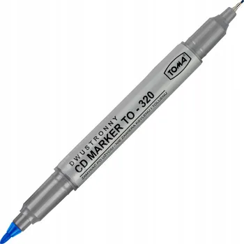 OBOUSTRANNÝ POPISOVAČ / FIX NA CD/DVD – MODRÝ, DEKORATIVNÍ TOMA FIX