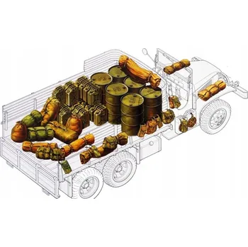 Plastikový model TAMIYA 35229 1:35 Sada příslušenství pro spojenecká vozidla