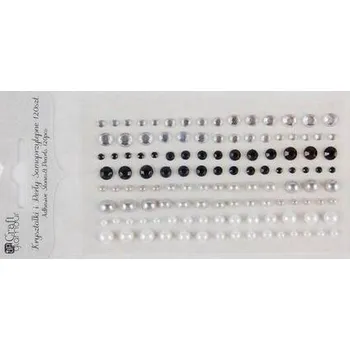 Samolepící dekorace DP CRAFT Kamínky a perly samolepicí Mono jewels