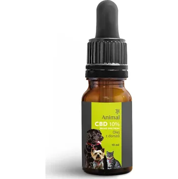 CBD Kapky jako doplněk stravy pro psy a kočky 3H Group CBD 10% 10 ml bez cukru