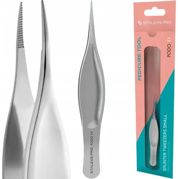 Kosmetická pinzeta Staleks Podo Pinzeta Podologická K Odstraňování Třísek TP-11