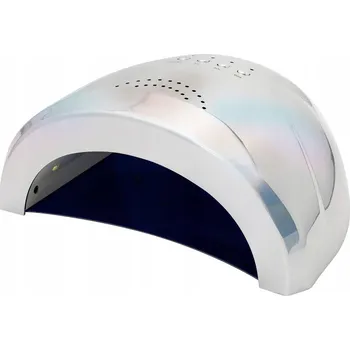 UV LED Lampa na Nehty s Holo Zrcadlovým Efektem Stříbrná 48W pro Manikúru a Pedikúru