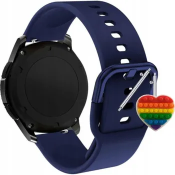 Pouzdro na mobilní telefon Pásek Řemínek pro Amazfit Falcon, Silikon, tmavě modrá smyčka, nastavitelný