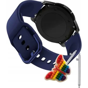 Pouzdro na mobilní telefon Pásek Řemínek pro Zeblaze Btalk 3 Pro, Silikon, tmavě modrá smyčka, nastavitelný