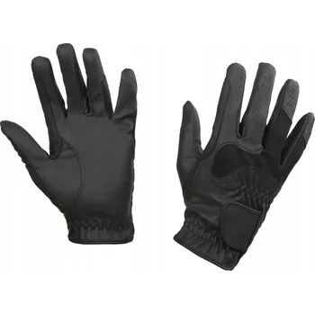 Jezdecké rukavice Gloria, černé, velikost 4, Covalliero, C.A-3222912