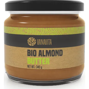 GymBeam BIO Mandlové máslo - VanaVita Balení (g): 8 x 340 g