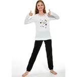 Dívčí pyžamo Cornette 959/156 young Star 134/140 Bílá