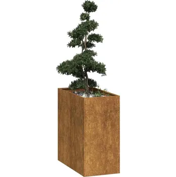 Truhlík OMAXI Truhlík rezavá 40x80x80 cm povětrnostně odolná ocel 676627