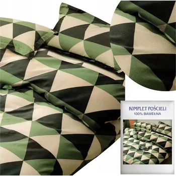 Povlečení Povlečení 160x200 3dílné Bavlněný satén Aida Sada 2x Povlak na polštář