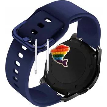 Pouzdro na mobilní telefon Pásek Řemínek pro Cubot U1 AI Chytré Hodinky, silikon, tmavě modrá smyčka, nastavitelný