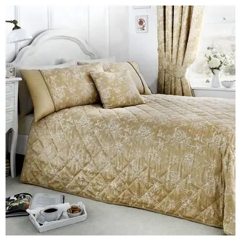 Přehoz na lůžko Přehoz přes postel Jasmine Champagne 240x200