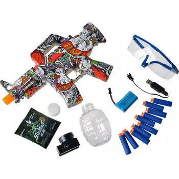 Dětská zbraň Automatická karabin M4 na gelové kuličky - bezpečná verze pistole M4