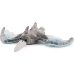 Pterosaur dinosaurus plyš 40x28cm šedivý