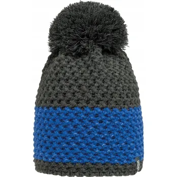 Čepice Čepice zimní s bambulí modro-šedá Doll, vel. 53