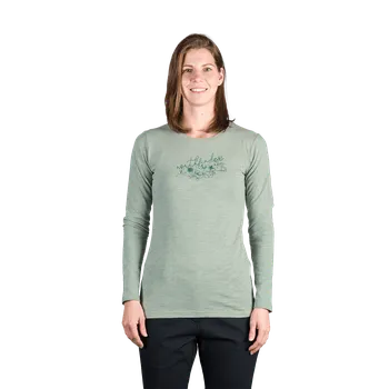Dámské tričko Northfinder Dámské tričko z organické slub bavlny IYANA, zelená, M