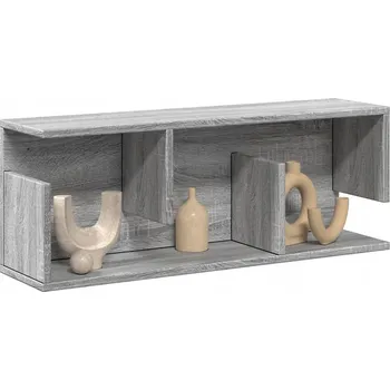 Komoda VidaXL Nástěnná police, 80x20x30 cm, šedá dub sonoma